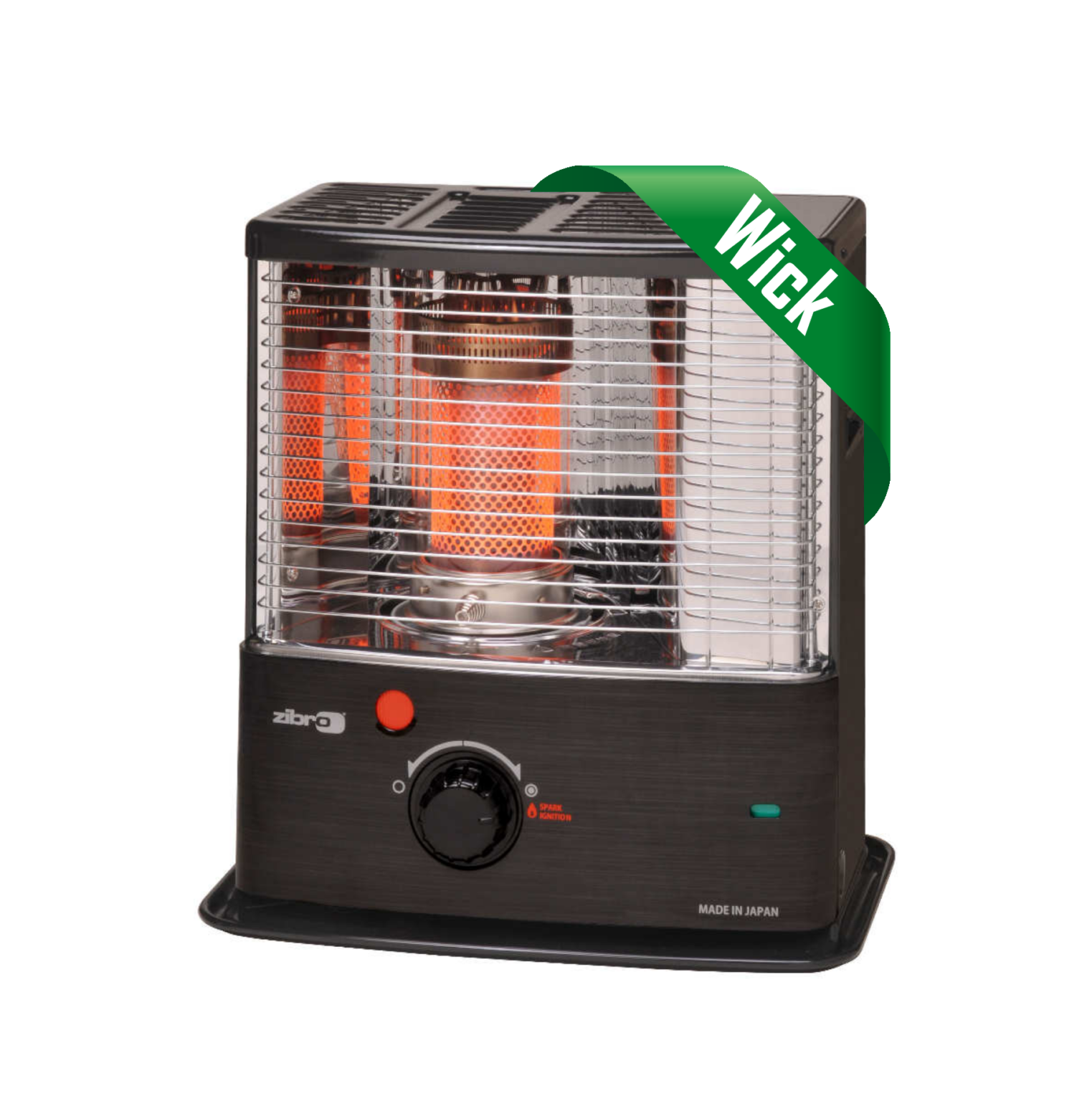 Zibro Heaters RS30 Wick Burner 3.0kW Black Suitable for 110 m3 Zibro Direct Toyotomi Direct