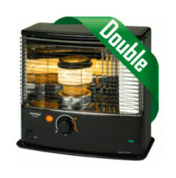 Zibro Heaters RC32 Double Wick Black 3.2kW Suitable for Rooms 55 to 120m2